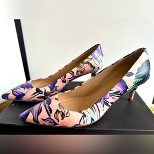 J Crew Dulci Printed Kitten Heels